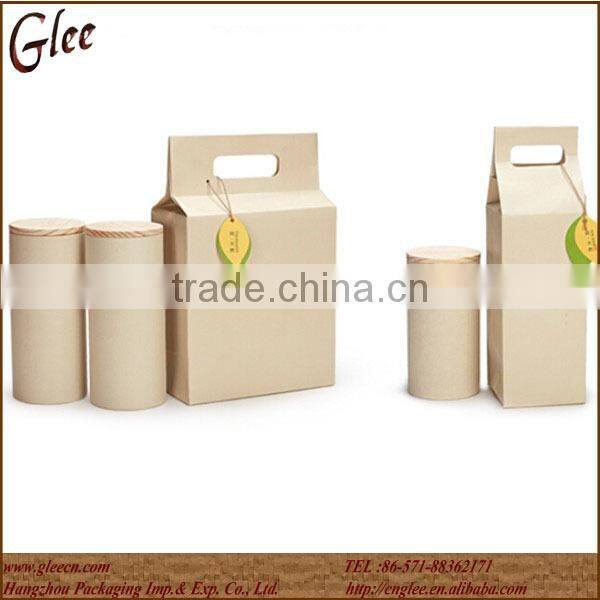 Round Tea box Wood Gift Box