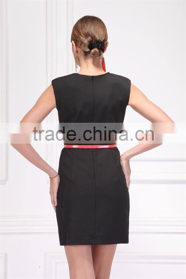 Latest fashion beautiful simple western neck patterns for ladies dresse