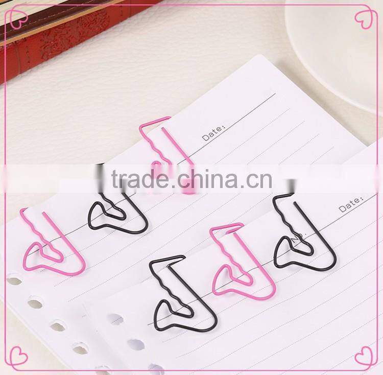 Colorful metal wire money office stationery paper clips 50mm