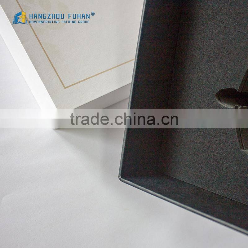 High Quality Cardboard Golden Logo Packing Box
