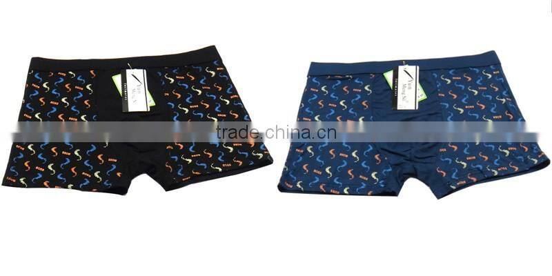Colorful Printing Men Shorts Sexy Men Bamboo Fabric Underwear Stocklot Men Boxers