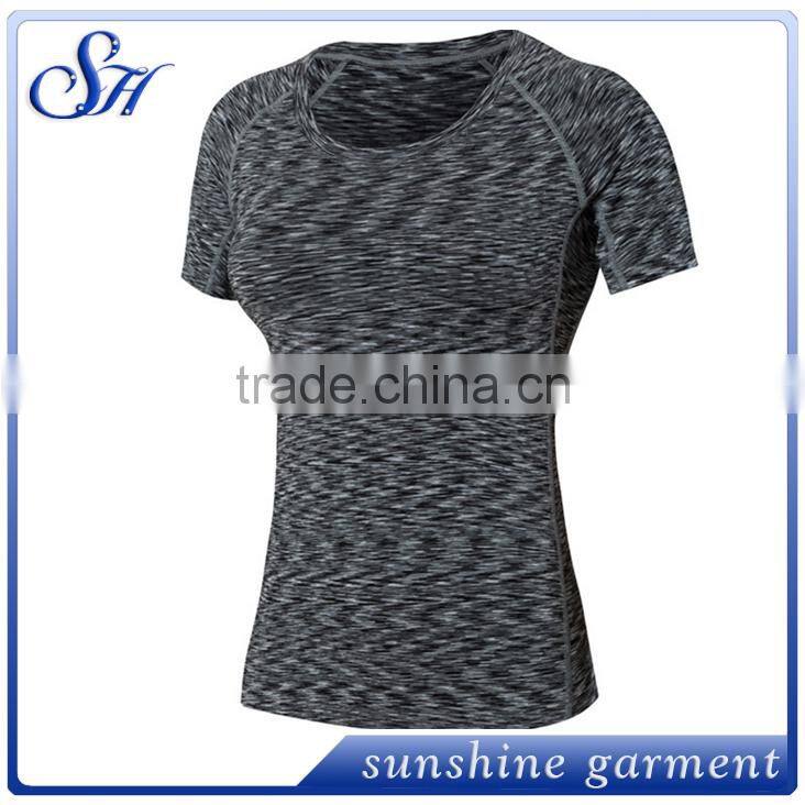 Wholesale High quality women Gym t-shirts running fitness wear