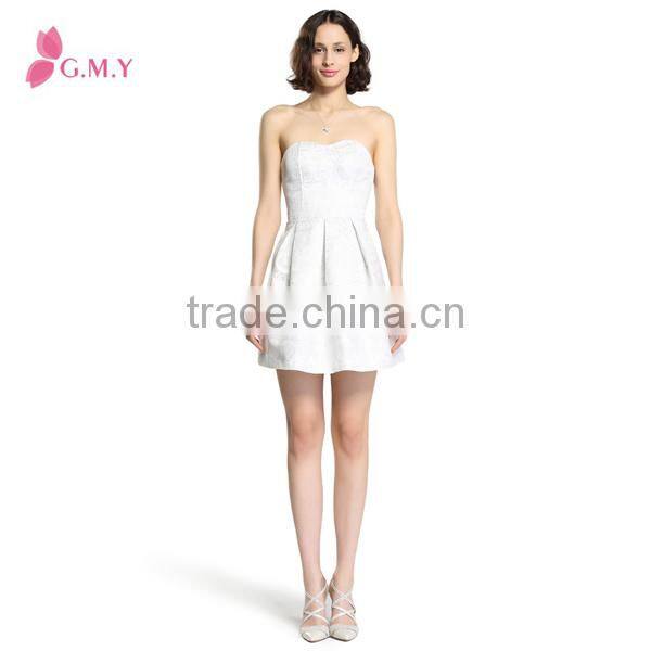 Slim Strapless Dress for Girls Short Prom Dress / Evening Dress/Homecoming Dress