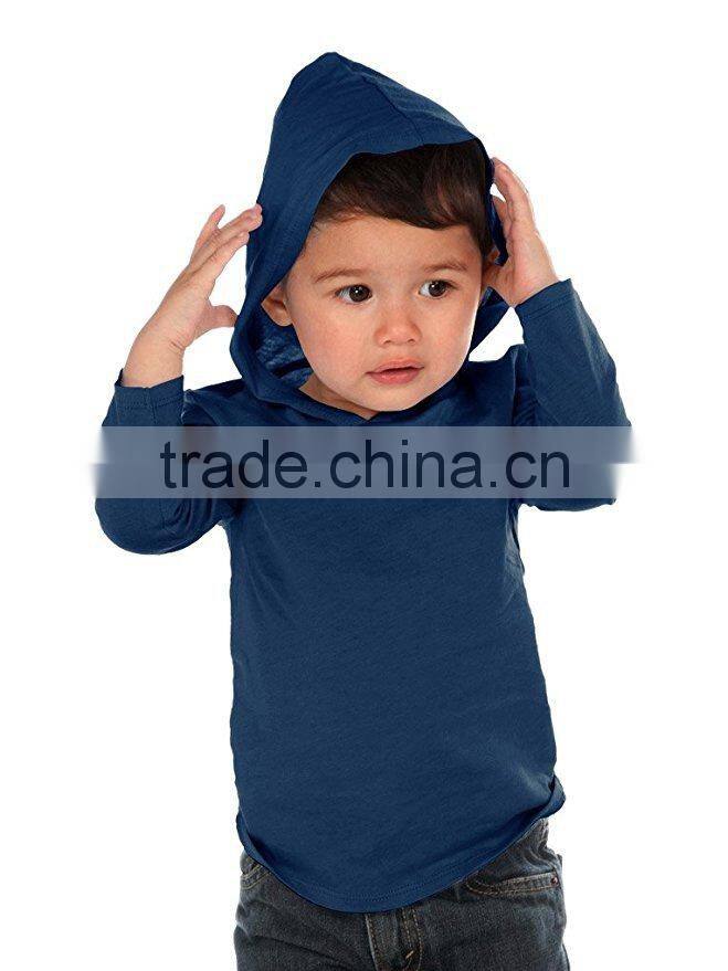 Infant Cotton Hoodies Kids Organic Cotton Fleece Hoodie Lightweight Baby Cute Pullover Sweatshirt Long Sleeve T Shirts Wholesale