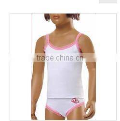Fashion GIRLS SINGLE JERSEY LYCRA SPAGGETI STRAP SET designs