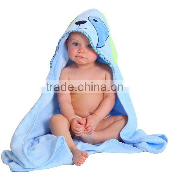 Competitive price cuddle flannel velour custom animal baby towel with hood