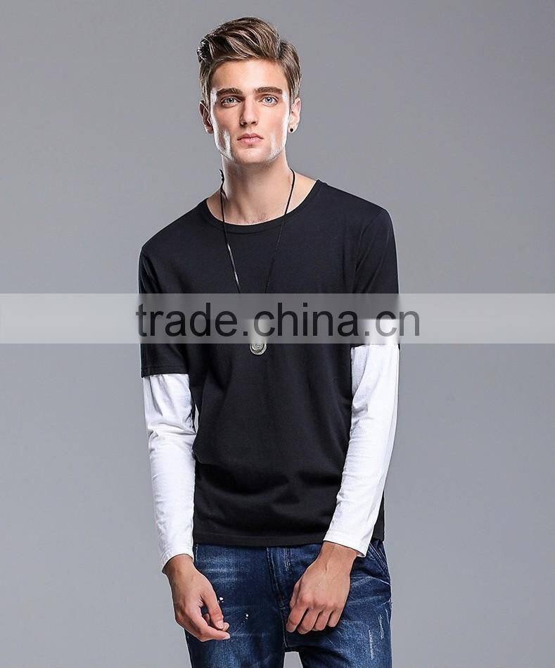wholesale short and long sleeve o-neck t-shirt for men