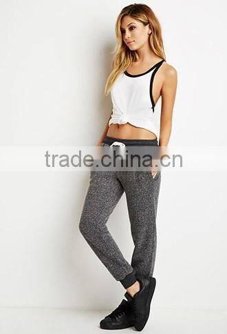 Classic encircles cloth with soft nap of low-rise jogging pants
