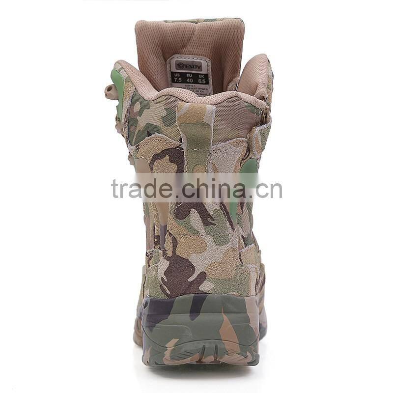 plus size military camouflage tactical boots military desert Combat boots Muliti Camo Outdoor mountain military boots