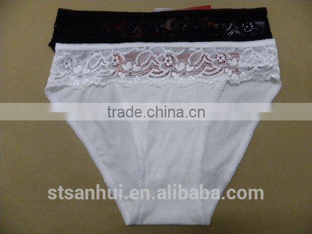 Reliable manufacturer supply sexy underwear with lace decoration