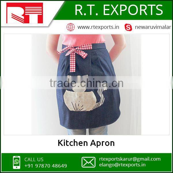 Bib Type and Cotton Material Cheap Kitchen Aprons Supplier India