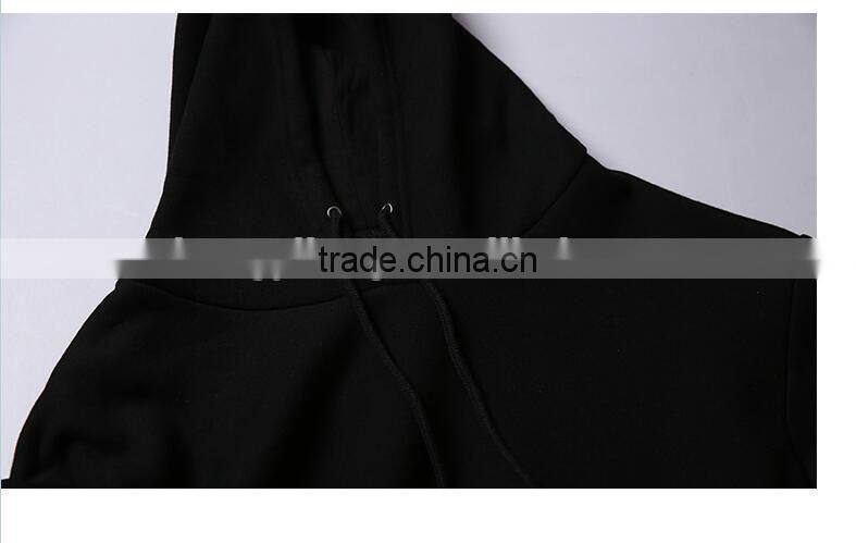 Unisex Hip Hop Streetwear 100% cotton Side Slit Hoodies