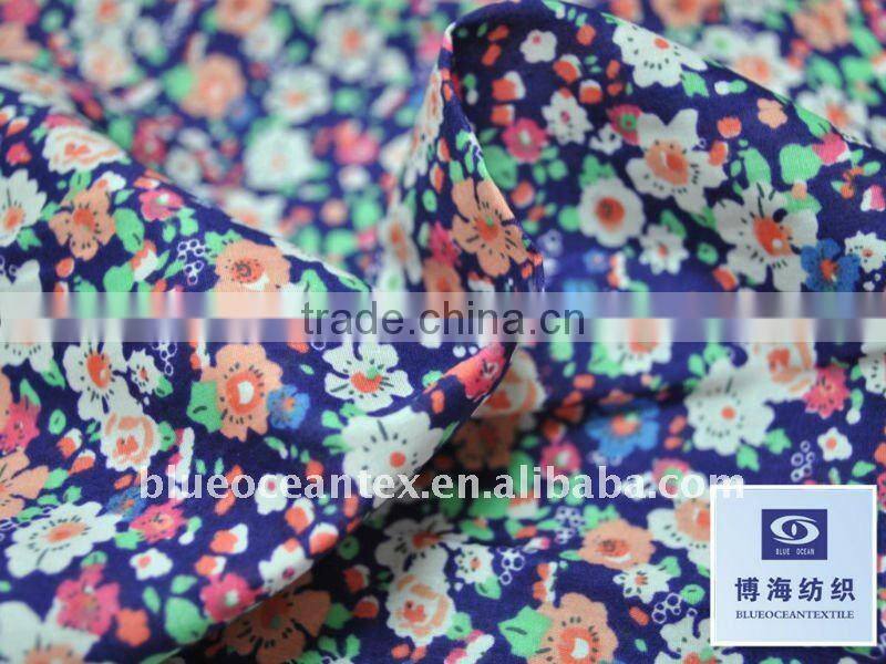 100% Cotton Cambric Fabric Printed Cotton Voile 60x60/90x88 70GSM 2OZ Bohemia Style,Factory In Huzhou