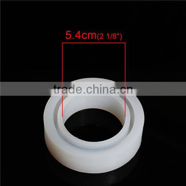 Silicone Resin Mold Bracelet White 8.5cm Dia.