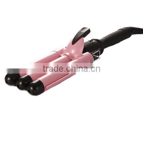 Hot Styler three tube hair curler With TUV--SUD CE-EMC ROHS Certificate (110v--240v )