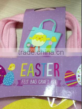 Easter Felt Bag Craft Kit, Make Your Own Easter Bag, DIY Easter Bag, Easter Character