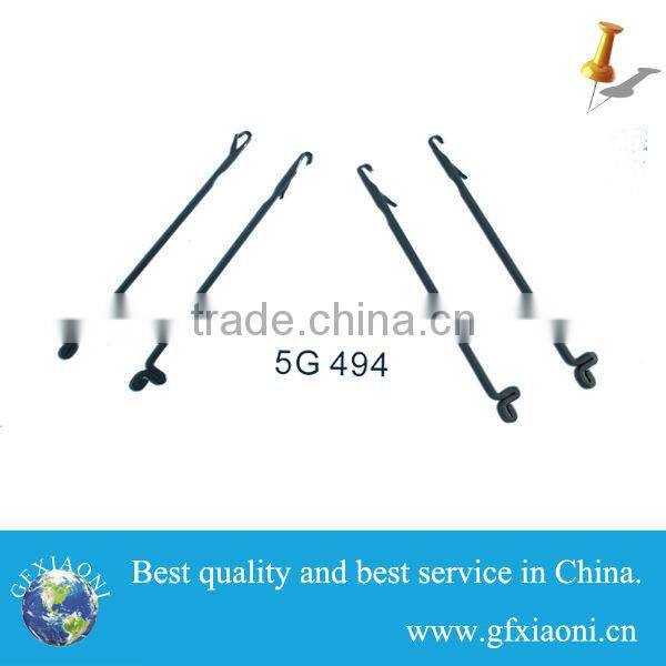 Hand driven flat knitting needles for wire