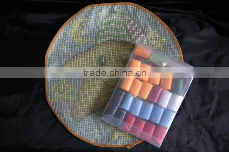 Printed canvas-LATCH HOOK RUG KIT.BZ239,DIY popular cushion and mat-01