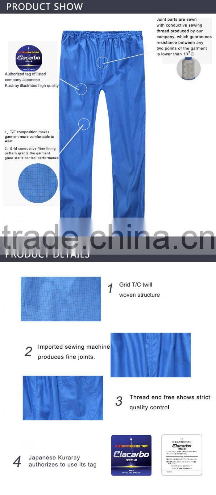 Grid Poly Cotton ESD Trousers
