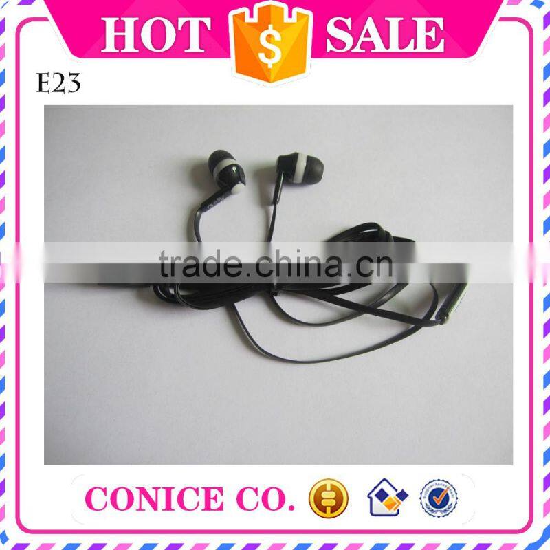 wholesale in ear earphone price with silicone earphone rubber cover for mp3