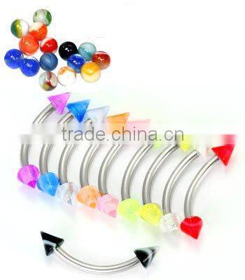 Body piercing jewelry belly ring