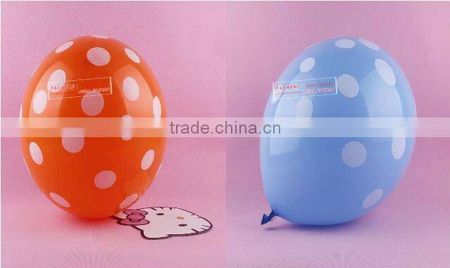 12inch Polka Dot Printed Party Wedding Decorate Latex Balloon