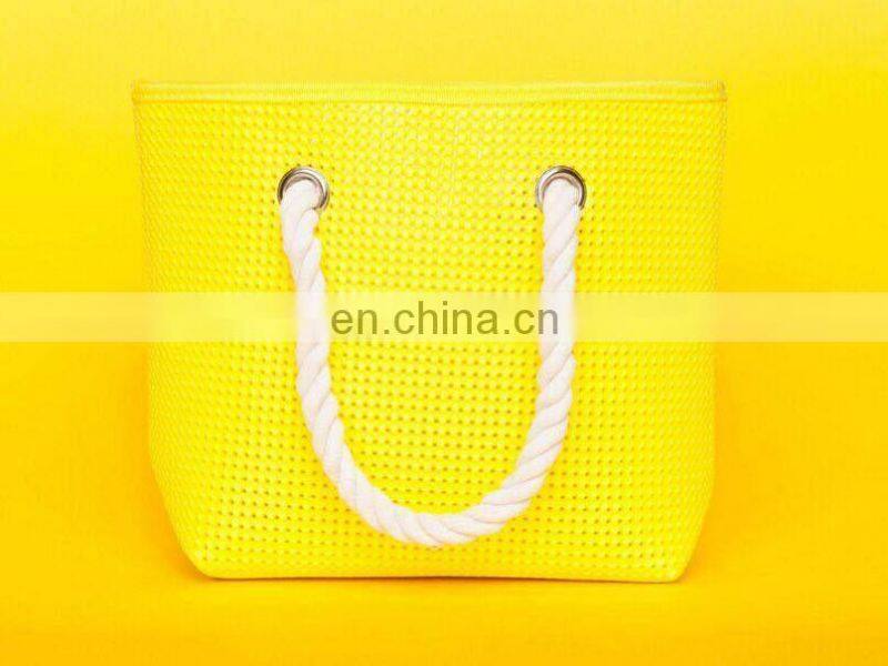 2017Alibaba on line shopping bag/hot sale silicone colorful beach bag/colorful beach bag
