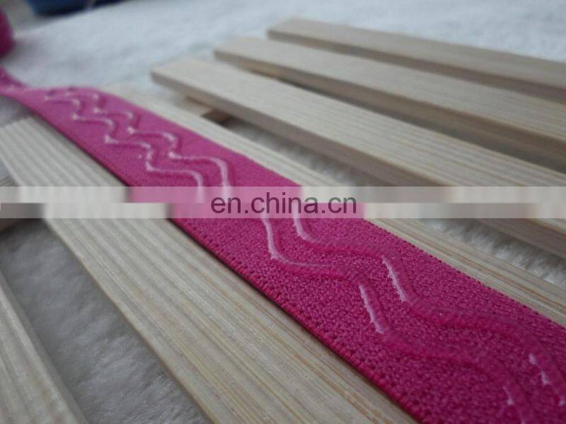 2cm anti slip silicone elastic bands for clothing