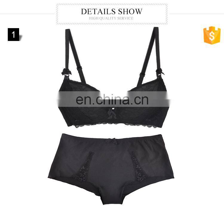 Sexy Lace Baby Feeding Bra Front Open Bra Maternity Nursing Bras