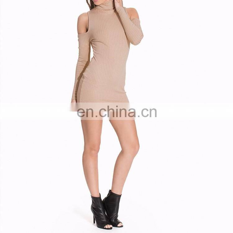 Pink Drape Side Halter Neckline Fashion Woman Dress