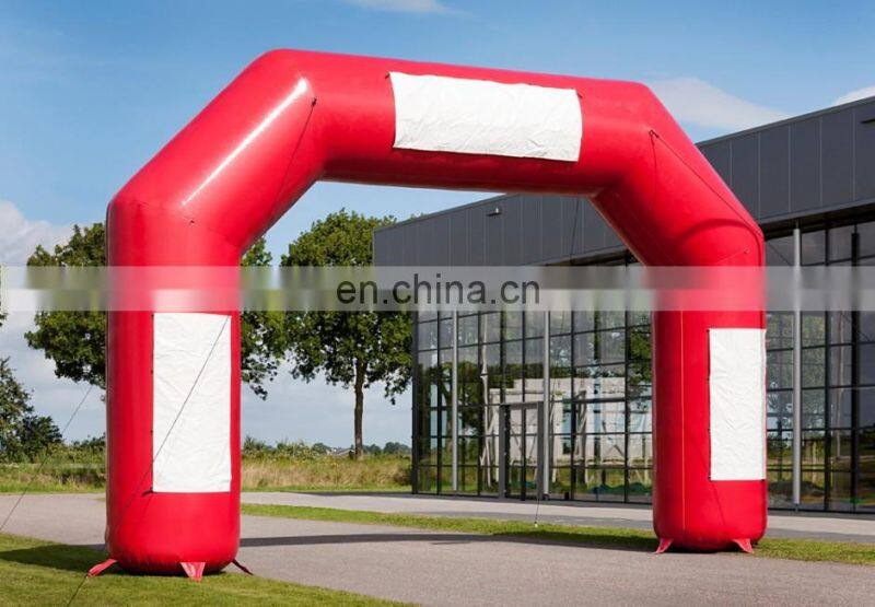 PVC tarpaulin inflatable square arch/outdoor garden design inflatable arch