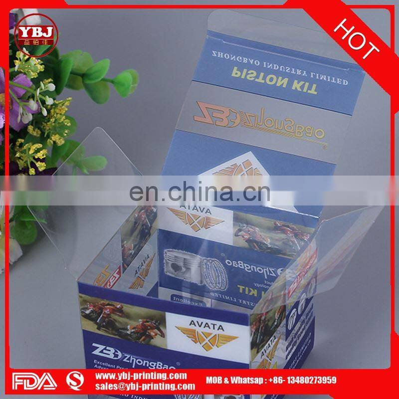 China factory wholesale pp/pet/pvc transparent stationery box