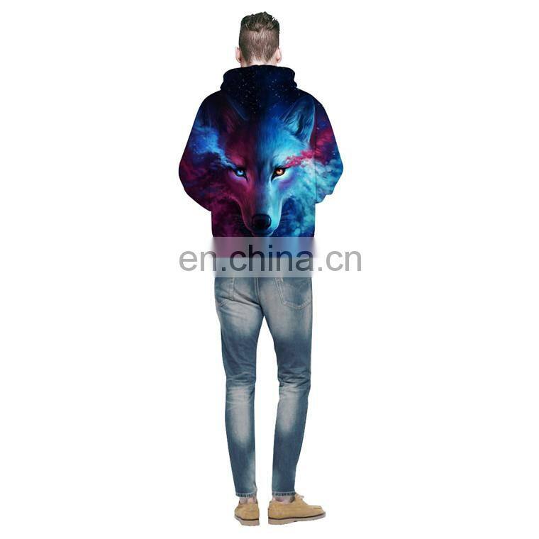 cheap wholesale 100% polyester 3d print women hoodies
