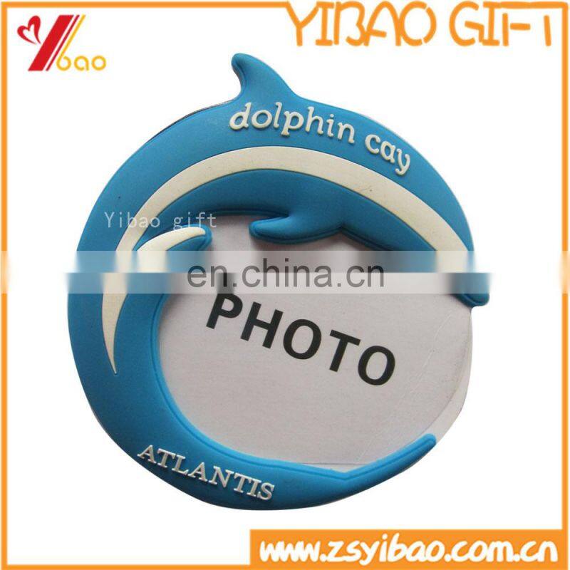 3D PVC colorful photo frame accept customized shape