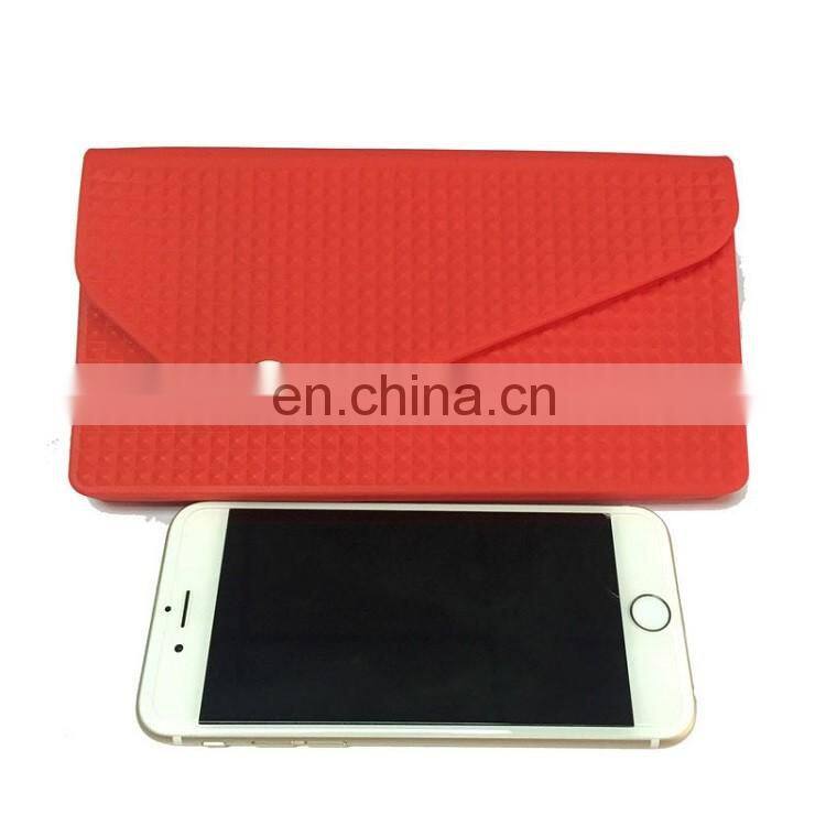 Ladies Hand Clutch Silicone Bag Long Women Elegant Female Phone Wallet Purse