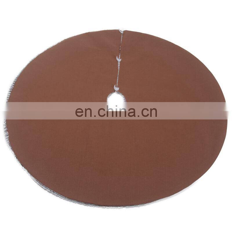 i@home Hotel shopping mall home decoration velvet wholesale christmas tree skirt