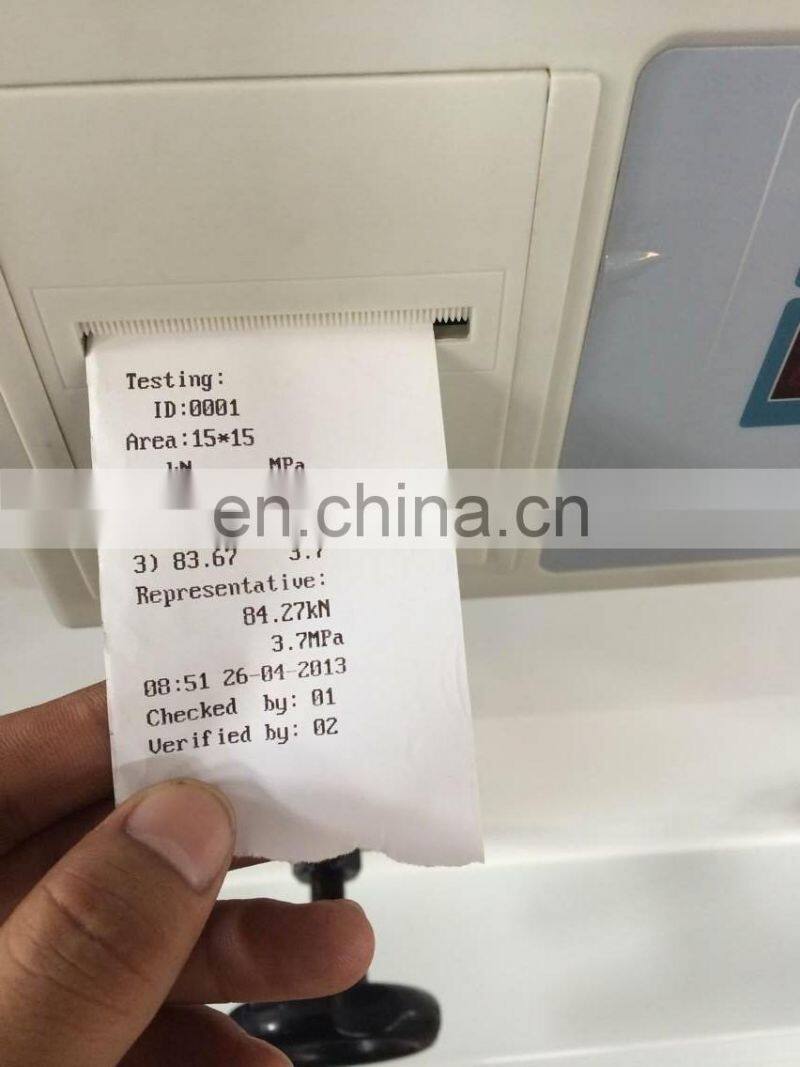 New design brick test instrument 300 ton hydraulic machine 2000kn manual compression testing machines with low price