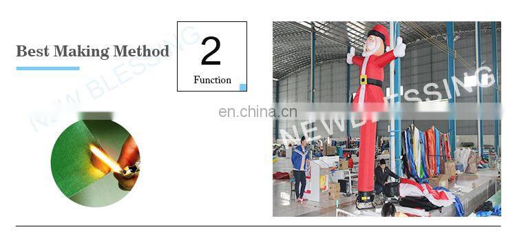 Promotion customized inflatable airdancer tube man advertising puppet equipment with blower