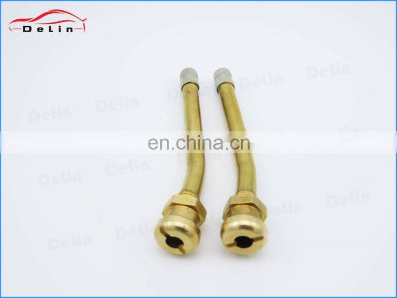 DeLin brass schrader air valve hexangular heavy duty truck tire valve v3-20-4 v3.20.4