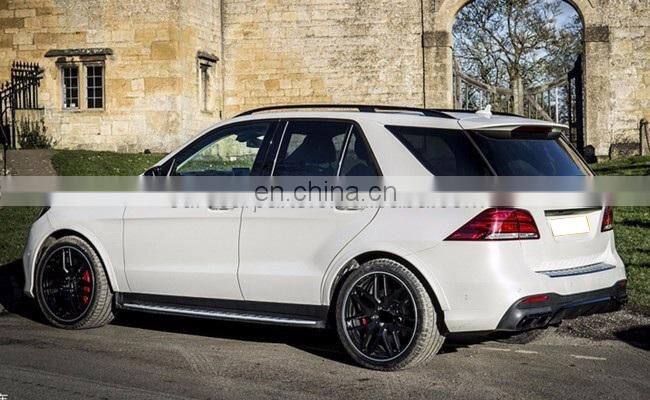 GLE63 diffuser for GLE Class W166 SUV to GLE63 style diffuser with exhaust tips
