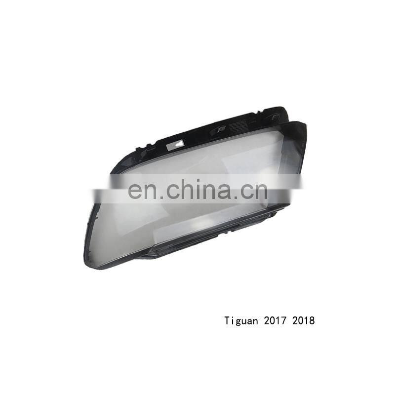 Teambill headlamp glass plastic for VW Tiguan headlight glass lens cover 2017 2018 Low configuration