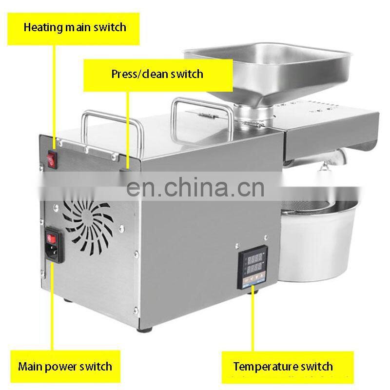 Oil Control Temperature Presser Sesame Avocado Corn Oil Extraction Machine