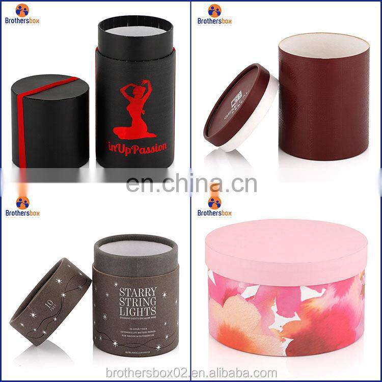 Wholesale cheap custom round paper gift box