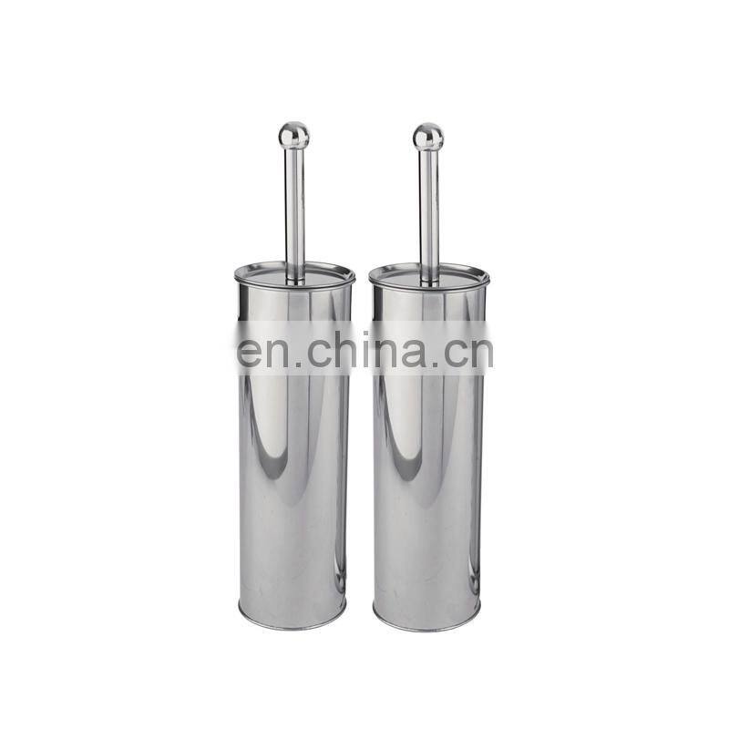 Powder coating different colors stainless steel holder toilet brush sets