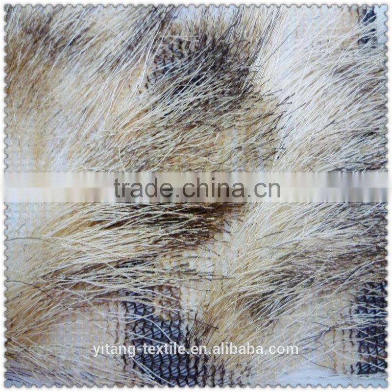 Polyester macrochaeta fabric