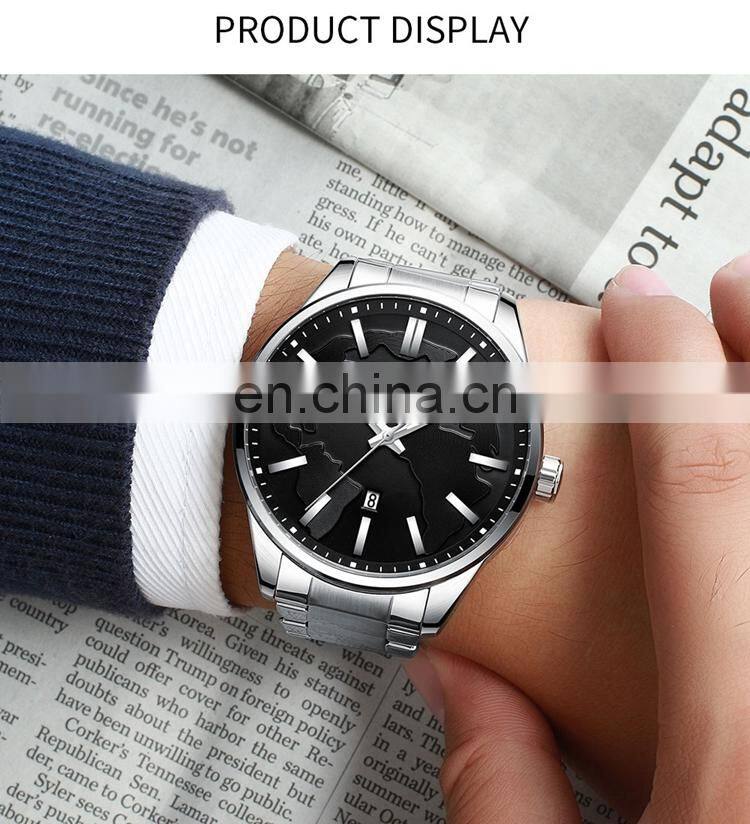 CURREN 8366 Japan Quartz Movt Men Brand Wrist Watches Stainless Steel Calendar Business Popular Military Watch