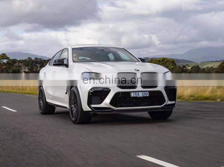 Runde Exceptional Quality Kit For 19-21 BMW X6 G06 Upgrade F96 X6M Body Kit Front Bumper Rear Bumper Wheel Eyebrow Fog Lamp