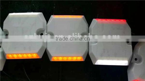 Factory direct high strength plastic waterproof wired LED road sign road stud