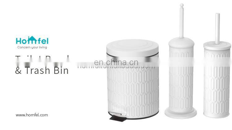 Round Trash Bin Entry-level Powder Coating Pedal Bin With Removable Inner Bucket
