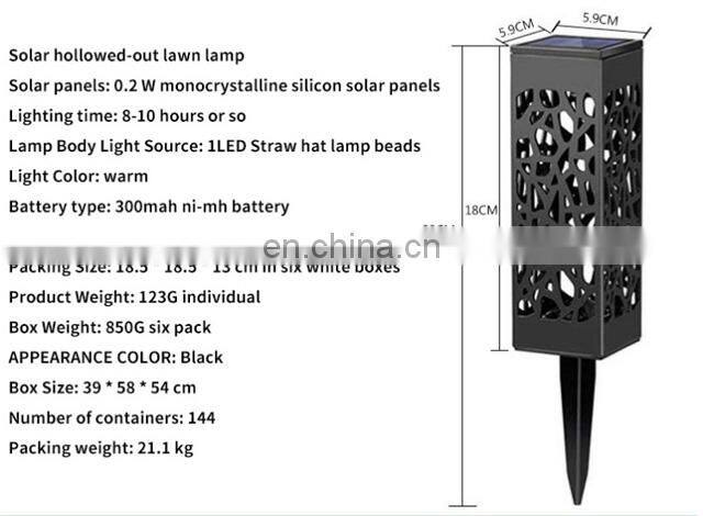 2021 Hot Sell Fence Light Solar Led Light Outdoor Garden Lights